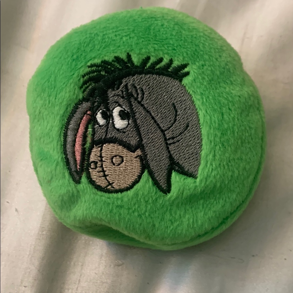 Disney Green Plush Pouch with Zipper